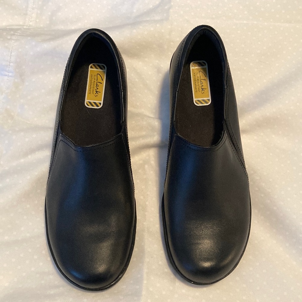 Clark’s slip resistant shoes